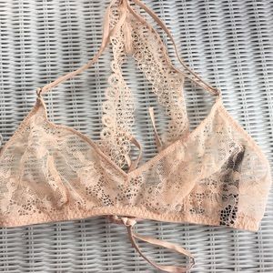I am selling a small champagne bra